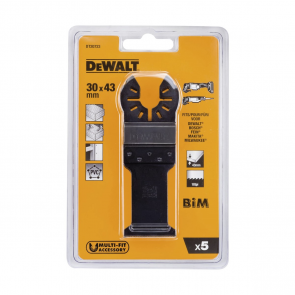 DeWalt Лезвие для древесины с гвоздями, 30x43 мм (5 шт.)