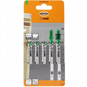 Hawera HCS Clean лобзик по дереву Hawera HCS Clean figūrzāģis 2.7 x 75mm kokam (T 101 B wood) 5gab