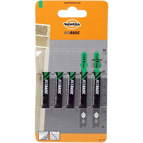 Hawera HCS Basic лобзик по дереву Hawera HCS Basic figūrzāģis 1.9-2.3 x 67mm kokam (T 119 B wood) 5gab