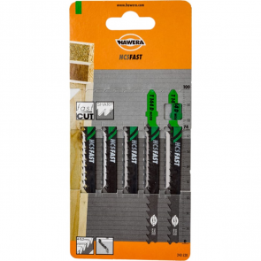 Hawera HCS Fast лобзик по дереву Hawera HCS Fast figūrzāģis 4.0-5.2 x 75mm kokam (T 144 D wood) 5gab