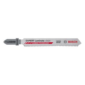 Bosch EXPERT Laminate Clean T128BHM Figūrzāģa asmens laminātam, 92mm, 14TPI (3gab.), 2608900542