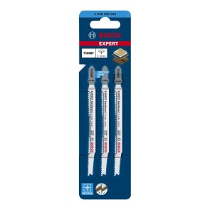 Bosch EXPERT Hardwood 2-side clean T308BF Figūrzāģa asmens, 117mm, 13TPI  (3gab.) 2608900543