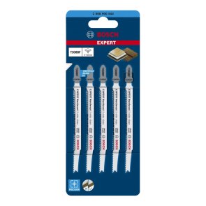 Bosch EXPERT Hardwood 2-side clean T308BF Figūrzāģa asmens, 117mm, 13TPI (5gab.) 2608900544