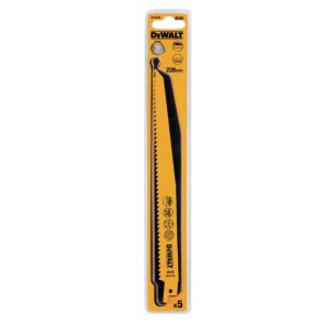 DeWalt Zobenzāģa BiM asmeņi kokam 228mm, 6TPI (5gab), DT2349-QZ