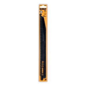 DeWalt Zobenzāģa HCS asmeņi kokam 305mm, 6TPI (5gab), DT2364-QZ