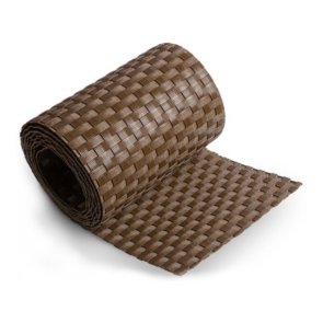 Mikko Rattan Ламель ограждения 12,75x0,19 м Mikko Rattan Žoga lamile 12.75x0,19m Tumši brūns