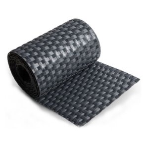 Mikko Rattan Ламель ограждения 12,75x0,19 м Mikko Rattan Žoga lamile 12.75x0,19m Tumši pelēks