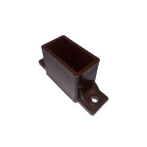 Mikko Rattan ПВХ-держатель горизонтального профиля для ламелей 20x40mm, Brūns