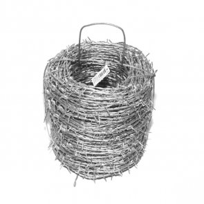 Vilmars Колючая проволока 100 м, оцинкованная stieple 4/1.7mm