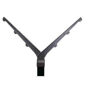 Vilmars Рука для крепления колючей проволоки, двусторонняя 40x60mm