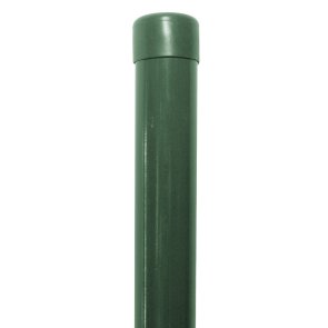 Vilmars Круглый столб для изгороди с шляпкой, зеленый, D38 мм 1.7m 1.3mm
