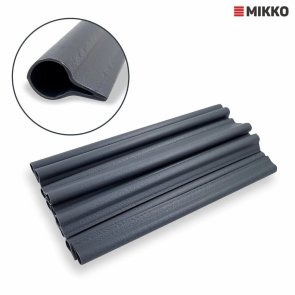 Mikko Rattan Завершение для ламелей ограждения 19cm 10 шт. Tumši pelēks