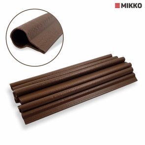 Mikko Rattan Завершение для ламелей ограждения 19cm 10 шт. Tumši pelēks