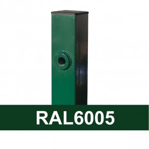 Vilmars Kvadrātprofilu vārtu stabs Zaļš 80x80mm 1.9m, (vārti 1.2m)