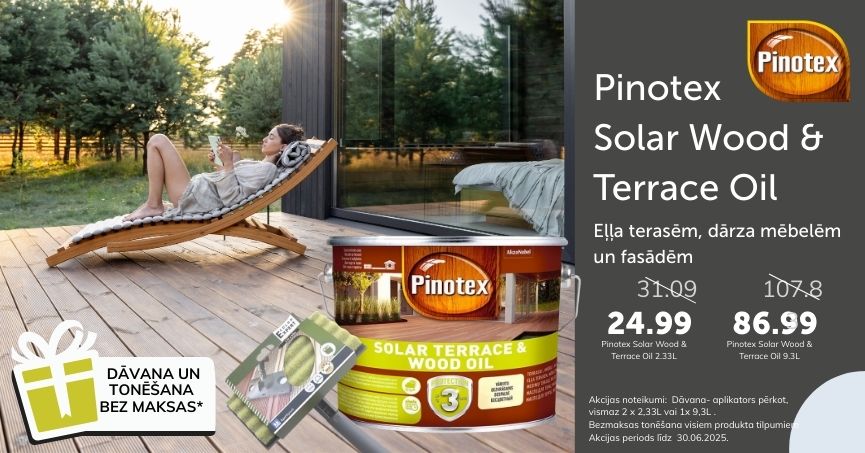 Pinotex Solar Wood & Terrace Oil 