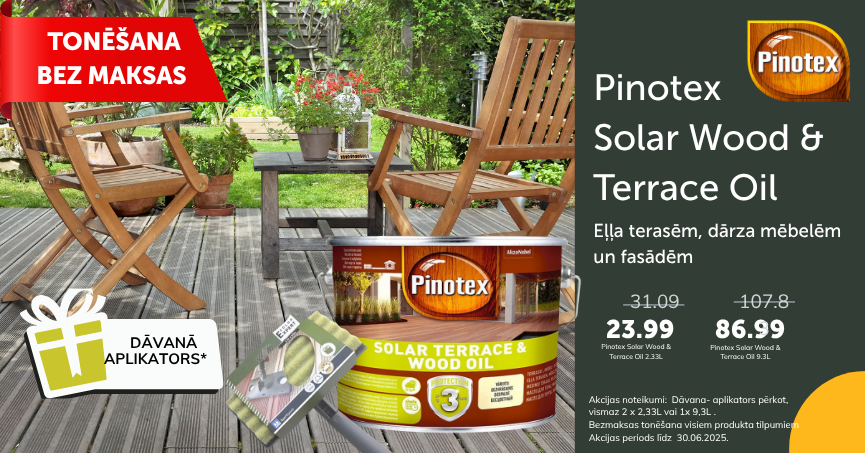 Pinotex Solar Wood & Terrace Oil 