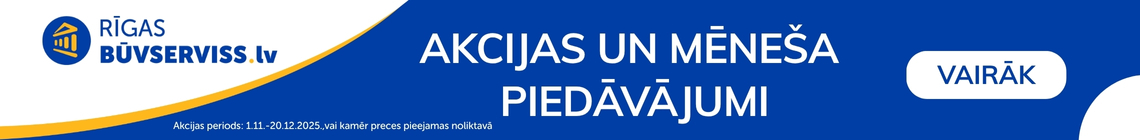 Akciju lapas baneris-avīze