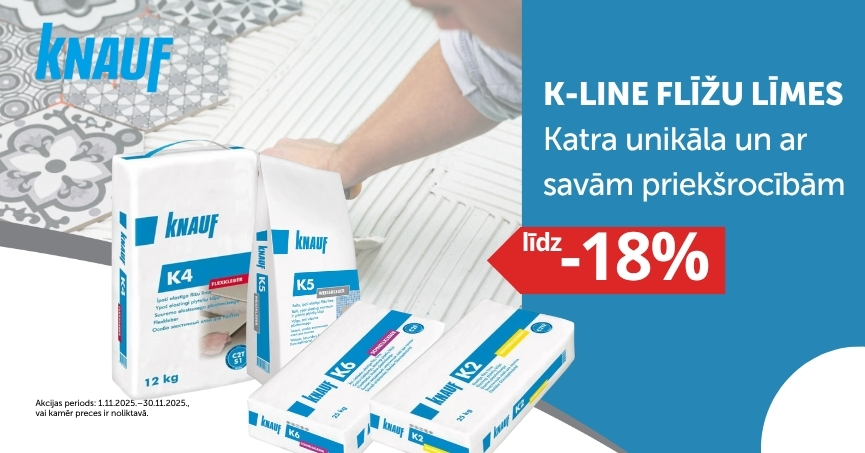 20.12.25 Knauf flīžu līmes Akcija