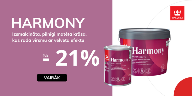 Tikkurila Harmony 2025 augusts