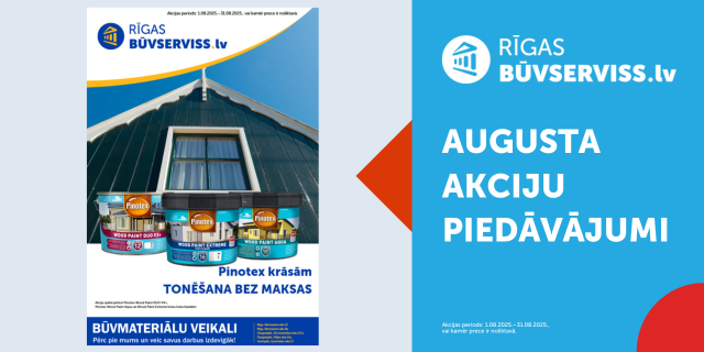 Akciju lapas baneris-avīze